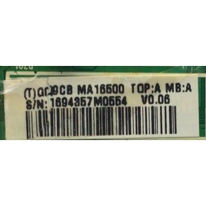 MAIN PARA MONITOR ACER / NUMERO DE PARTE GQ9CBMA16500 / 715G3603-M01-000-004F / MODELO S231HL BID 